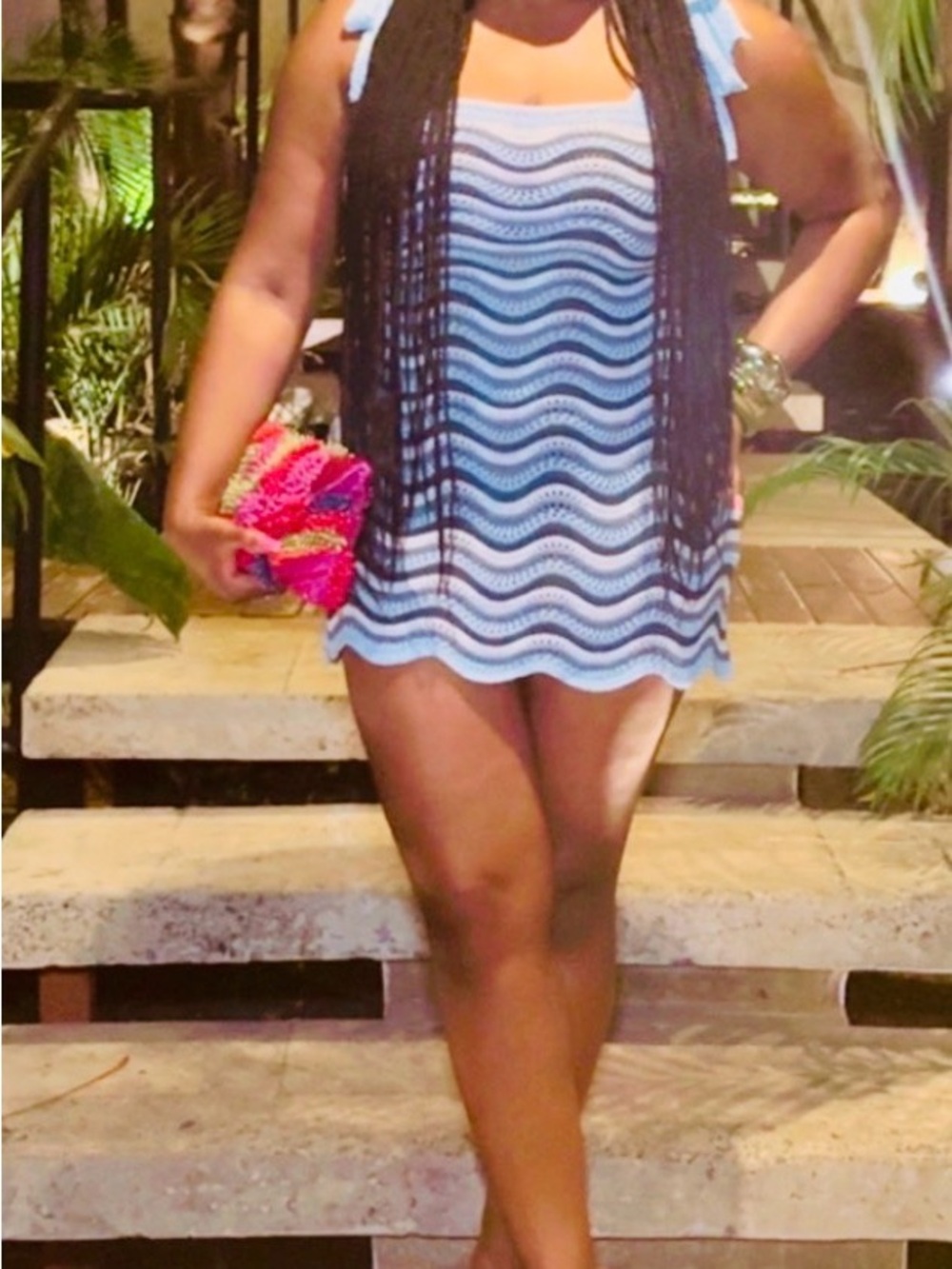 Crotchet Mini Dress